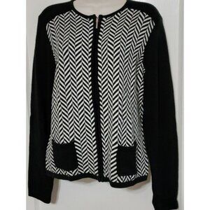 CHAPS Cardigan Sweater Sz PXL Petite XL Full Zip NWT